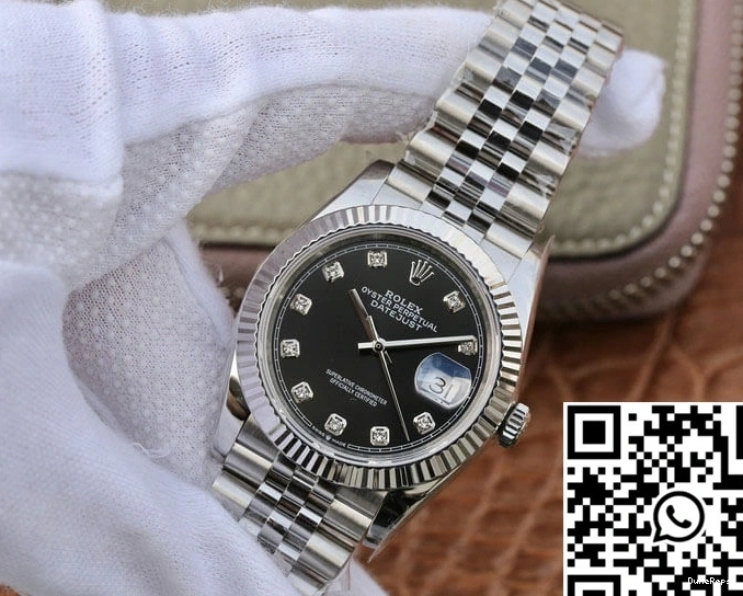 M126234-0027 Rolex Factory Datejust GM Diamond-se Black Dial 1223